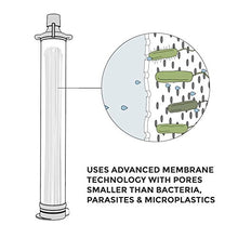 Load image into Gallery viewer, LifeStraw Personal Water Filter for Hiking, Camping, Travel, and Emergency Preparedness