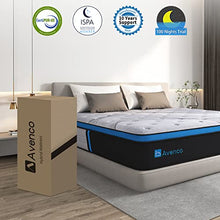 Load image into Gallery viewer, Queen Mattress, Avenco Queen Size Mattress Medium Firm, 12 Inch Hybrid Queen Mattress in a Box, Gel Memory Foam with Pocket Spring for Motion Isolation, Edge Support, CertiPUR-US & ISPA