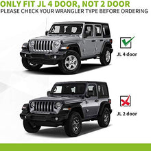 Load image into Gallery viewer, AUTOSAVER88 6 inches OE Style Running Boards, Nerf Bars, Side Steps Compatible for 2018-2022 Jeep Wrangler JL 4-Door Black (Excl JK Model)