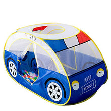Load image into Gallery viewer, Anyshock Kids Tent, Kiddy Play Foldable Pop Up Police Car Tent Indoor Outdoor Toys Playhouse for Children Toddler 1-6 Year Old Gift for Boys Girls Baby (No Balls)