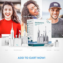 Load image into Gallery viewer, AquaSonic Home Dental Center Ultra Sonic Rechargeable Electric Toothbrush & Smart Water Flosser - Complete Family Oral Care System - 10 Attachments and Tips Included - Various Modes & Timers