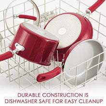 Load image into Gallery viewer, Rachael Ray Create Delicious Nonstick Cookware Pots and Pans Set, 13 Piece, Red Shimmer