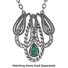 Load image into Gallery viewer, Carolyn Pollack Sterling Silver Malachite Charm