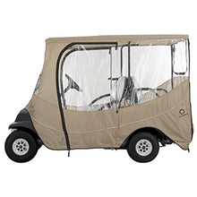 Load image into Gallery viewer, Classic Accessories Fairway Golf Cart Travel Enclosure, Khaki, Long Roof