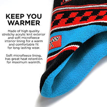 Load image into Gallery viewer, Disney boys Toddler Hat and Mitten Set, Disney Cars Lightning Mcqueen Toddler Beanie Mittens Winter Accessory Set, Blue Design, Mittens - Age 2-4 US