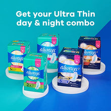 Load image into Gallery viewer, Always Ultra Thin Feminine Pads for Women, Size 5, Extra Heavy, Overnight Absorbency with Wings, 46 Count x 2 Packs (92 Count Total)