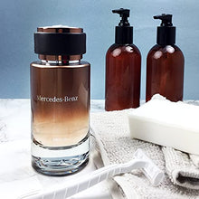 Load image into Gallery viewer, Mercedes-Benz - Le Parfum - Irresistible Fragrance For Men - Wood And Leather Scent - For Dynamic, Leading Personalities - Pink Pepper, Bergamot, Violet Leaves, Amber Notes - Eau De Parfum - 4 Oz
