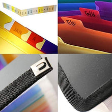 Load image into Gallery viewer, 24 Pocket Expanding File Folder with Cloth Edge Wrap, Letter Size Organizer Expandable Accordion A4 Files Bag