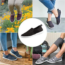Load image into Gallery viewer, isotoner Women's Zenz Balance Sport Mesh Slipper, Slip-On Shoe, Navy Blue, 8
