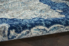 Load image into Gallery viewer, Nourison Persian Vintage 8' x 10' Bohemian Style Area Rug, Ivory/Turquoise 7'10"X9'10"