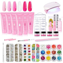 Load image into Gallery viewer, Makartt Pink Gel Nail Polish Kit 22 Colors with Nail Decorations Kit Bundle