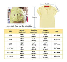 Load image into Gallery viewer, UNACOO Toddler Girls 1 Pack Polo Shirt with Picot Collar Cotton Short-Sleeve School Uniform Polo Shirts(Purple Stripes, 2/3T)