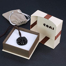 Load image into Gallery viewer, AmorWing Rainbow Obsidian Pixiu Chinese Totem Animal Stone Pendant Mala Necklace