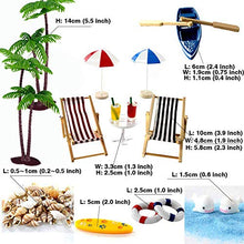 Load image into Gallery viewer, Gallop Chic Beach Zen Garden Decor, Mini Desktop Sandbox Accessories, 16 Pcs Miniature Ornament Kits for DIY Garden and Plant Decoration