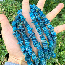 Load image into Gallery viewer, 1 Strand Top Quality Natural Blue Kyanite Gemstone 7-12mmmm Center Drilled Rondelle Loose Stone Beads 15 Inch for Jewelry Making GZ7-12