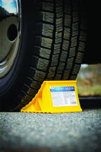 Load image into Gallery viewer, Camco 44414 Wheel Chock Without Rope, Helps Keep Your Trailer RV In Place (Pack of 2) , Yellow