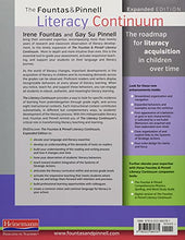 Load image into Gallery viewer, The Fountas & Pinnell Literacy Continuum, Expanded Edition: A Tool for Assessment, Planning, and Teaching, PreK-8