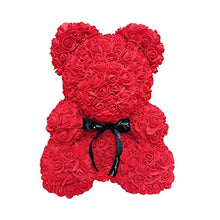 Load image into Gallery viewer, Teddy Bear Rose, Forever Rose for Women, Men, Girls, Boys, Wife, Girlfriends,Daughters, Kids, 10in, Red.