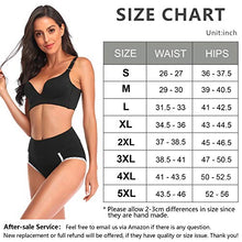 Load image into Gallery viewer, Women's Cotton Underwear High Waist Briefs Soft Breathable Underpants Ladies Panties 5 Pack