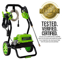 Load image into Gallery viewer, Greenworks 2000 Max PSI @ 1.1 GPM (13 Amp) Electric Pressure Washer GPW2000-1RB