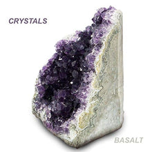 Load image into Gallery viewer, Natural Amethyst (0.5 lb to 1 lb) Crystal Clusters Stone from Uruguay Raw Geode Quartz - Deep Purple Color