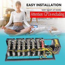 Load image into Gallery viewer, SOONTECH Complete Mining Rig System for Ethereum Coin with Windows 10, Mining Motherboard Including CPU,SSD, RAM,PSU. Open-Pit Mining Machine,Frame Mining Machine (EXCLUDING GPU/1 Layer Mining RIG)