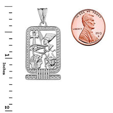 Load image into Gallery viewer, Exquisite Sterling Silver Ancient Egyptian Cartouche Pendant