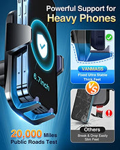Load image into Gallery viewer, VANMASS Universal Car Phone Mount,【Patent & Safety Certs】 Upgraded Handsfree Stand, Phone Holder for Car Dashboard Windshield Vent, Compatible iPhone 13 12 11 Pro Max Xs XR X 8, Galaxy s20 Note 10 9