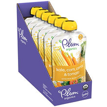 Load image into Gallery viewer, Plum Organics Hearty Veggie, Organic Baby Food, Variety Pack, 3.5 Ounce Pouch (Pack of 18)