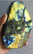 Load image into Gallery viewer, Crystal Agate ®1-2lb Natural Labradorite Great Shine / Fire Stone Original Specimen