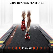 Load image into Gallery viewer, MARNUR Treadmill Electric Folding Treadmills for Home with Incline Portable Motorized Running Machine Heavy Duty Exercise Machine with 15 Preset Programs with Pad/Phone & Cup Holder