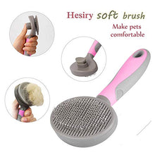 Load image into Gallery viewer, Hesiry Cat Brush Pet Soft Brush for Shedding Removes Loose Undercoat,Slicker Brush for Dog Massage-Self Cleaning