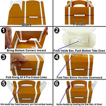 Load image into Gallery viewer, Football Party Treat Boxes | Team Favor Box with Handle (24 Pcs Set) | Football Party Supplies | Sports Theme Birthday Goody Boxes | By Anapoliz