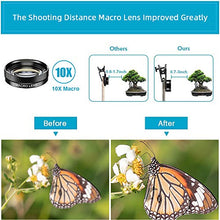 Load image into Gallery viewer, Apexel 11 in 1 Phone Camera Lens Kit - Wide Angle Lens & Macro Lens+Fisheye Lens/ND32/kaleidoscope/CPL/Color Lens Compatible with iPhone Samsung Sony and Most of Smartphone