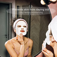 Load image into Gallery viewer, 5 Pieces Reusable Silicone Facial Mask Facial Mask Cover Silicone Skin Mask Reusable Moisturizing Face Silicone Face Wrap for Sheet Prevent Evaporation Masks Face Care Tool (Vivid Colors)