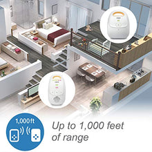 Load image into Gallery viewer, VTech DM111 Audio Baby Monitor with up to 1,000 ft of Range, 5-Level Sound Indicator, Digitized Transmission & Belt Clip