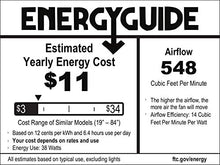 Load image into Gallery viewer, Honeywell Ceiling Fans 50614-01 Carnegie LED Ceiling Fan 52", Indoor, Rustic Barnwood Blades, Industrial Cage Light, Matte Black