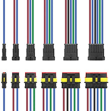 Load image into Gallery viewer, 708Pcs 43 Kits Waterproof Automotive Electrical Connector Terminals 1/2/3/4/5/6 Male&Female Pin Automotive Wire Connectors Kit