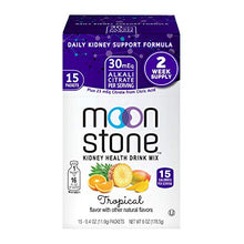 Load image into Gallery viewer, Moonstone Nutrition | Hydration Powder Packets and Supplement for Kidney Support, Function and Protection | 15 Pack, Tropical