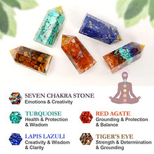 Load image into Gallery viewer, Crystals and Healing Stones Set for Reiki Healing-6pcs Healing Crystals Sets -Crystal Wands Set for Chakra Balancing Meditation Wiccan Housewarming Decor Gifts