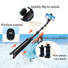 Load image into Gallery viewer, Selfie Stick Tripod, 64 inch Extendable Tripod Stand Phone Tripod Camera Tripod Wireless Remote Shutter Compatible with iPhone 13 12 11 pro Xs Max Xr,Android/Cameras