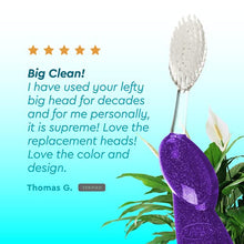 Load image into Gallery viewer, RADIUS Big Brush BPA Free & ADA Accepted Toothbrush Designed to Improve Gum Health & Reduce Gum Issues - Right Hand - Midnight Sky/ Marble/ Soda Pop Eco Grind - Pack of 3