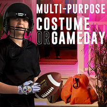 Load image into Gallery viewer, Franklin Sports Youth Football Receiver Gloves For Kids, NFL Team Logos and Silicone Palm