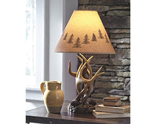 Load image into Gallery viewer, Signature Design by Ashley - Derek Antler Table Lamp - Mountain Style Shades - Rustic