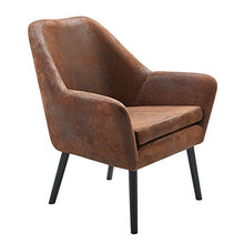 Load image into Gallery viewer, Versanora VNF-00033AF Arm Chair, Aged Fabric Brown
