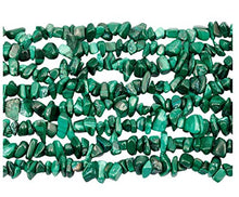 Load image into Gallery viewer, 1 Strand Top Quality Natural Green Malachite Gemstones Smooth Chips Beads Free-Form Loose Beads 33 Inch for Jewelry Craft Making GZ1-32