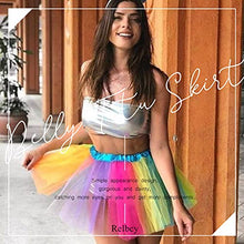 Load image into Gallery viewer, RELBCY Women's Tutu Skirt Rainbow Tulle Bubble Skirt Princess Party Ballet Skirt for Women and Girls (A Colorful)