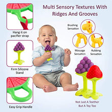 Load image into Gallery viewer, Baby Teething Toys for Newborn (5-Pack) Freezer Safe BPA Free Infant and Toddler Silicone Teethers Soothe Babies Gums, Perfect Baby Shower Gift