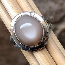 Load image into Gallery viewer, Natural Grey Orthoclase Moonstone 925 Sterling Silver Ring Size 9.5