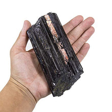 Load image into Gallery viewer, Rock Paradise 1 (ONE) Large Black Tourmaline Rod - Powerful Energy - Over 1/2 lb from Brazil Exclusive COA